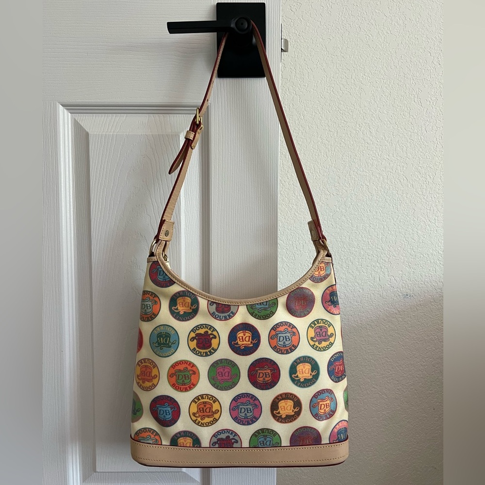 Dooney & Bourke Medallion Print Extra Large Hobo - Made in the USA